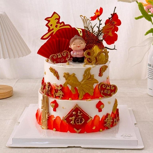 2 Tier - Longevity Treasure 6" + 8"